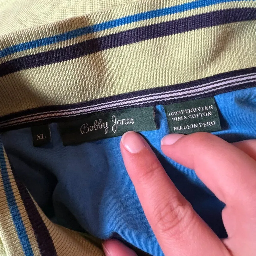 Bobby Jones xl green golf shirt Green - Image 7