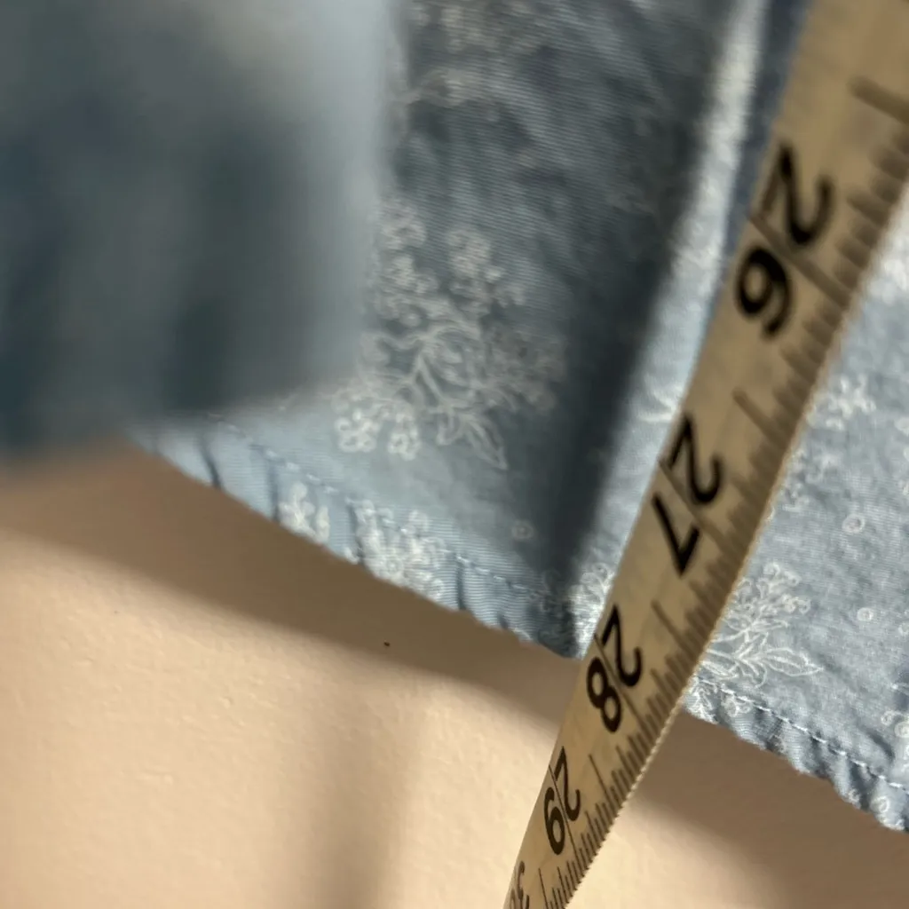 Riders by Lee Blue Floral Button Down Shirt - Image 5