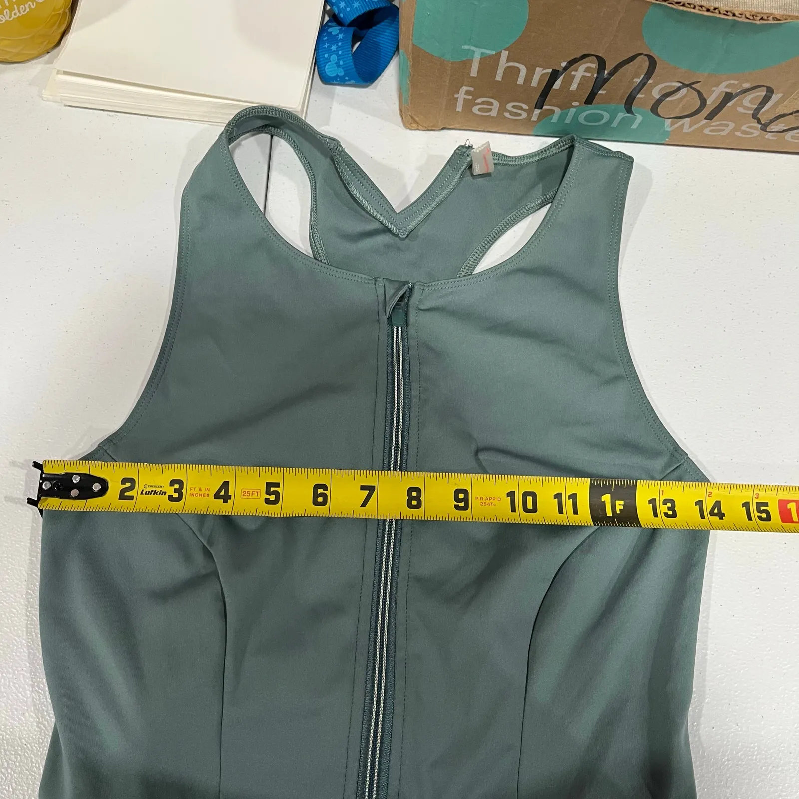 Free People Movement Show Me Something Shortse One Piece Misty Frost Green Small - Image 8