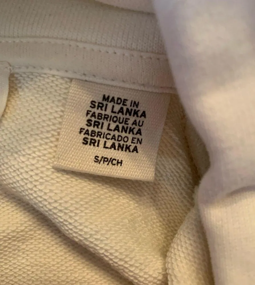 Levi’s Women’s Graphic Size: S Sport Hoodie In Cream Off White Top Sweatshirt - Image 6