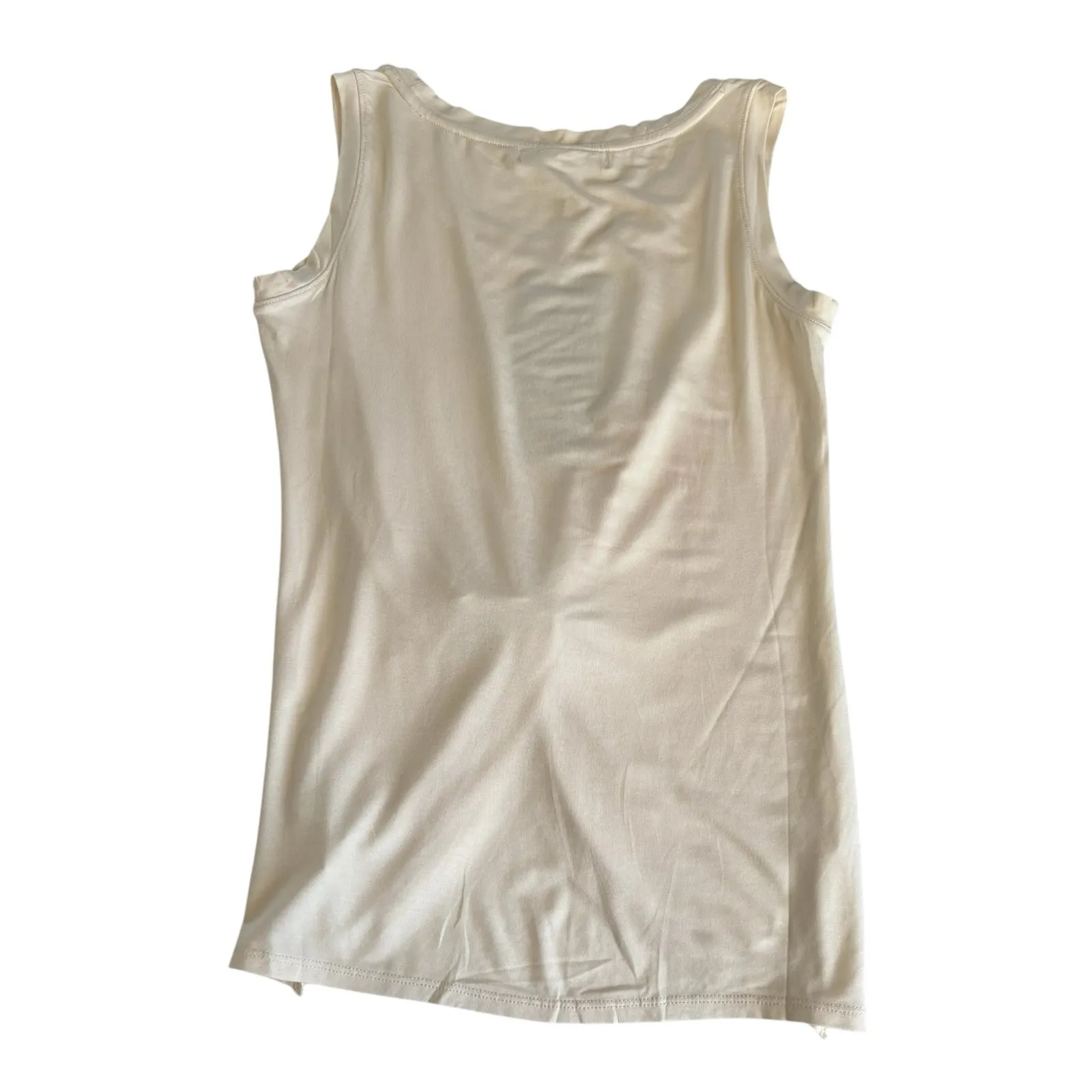 Niyama Sol Stay Wild Cream Twist Front Athletic Tank Top Women’s Athleisure XS - Image 7