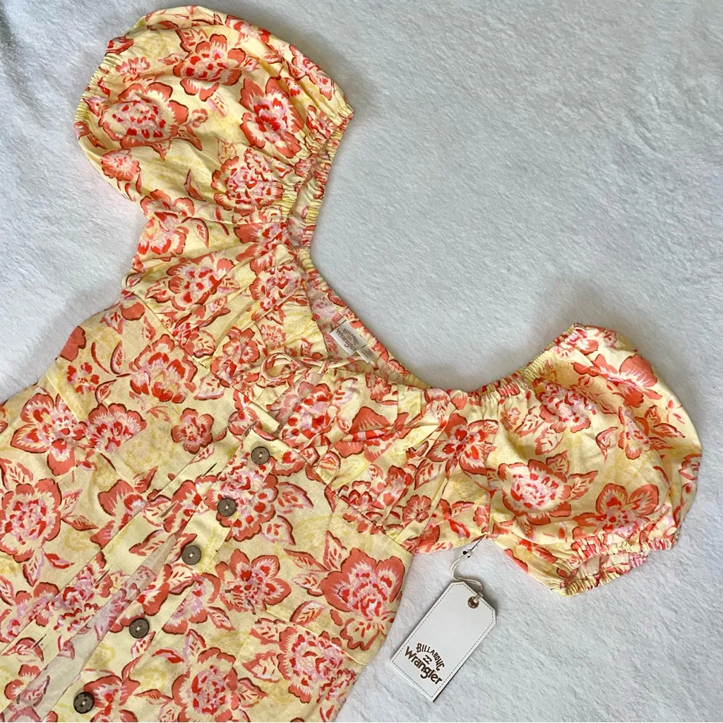 NWT Womens Billabong X WRANGLER Far and Away Dress size Small - Image 5