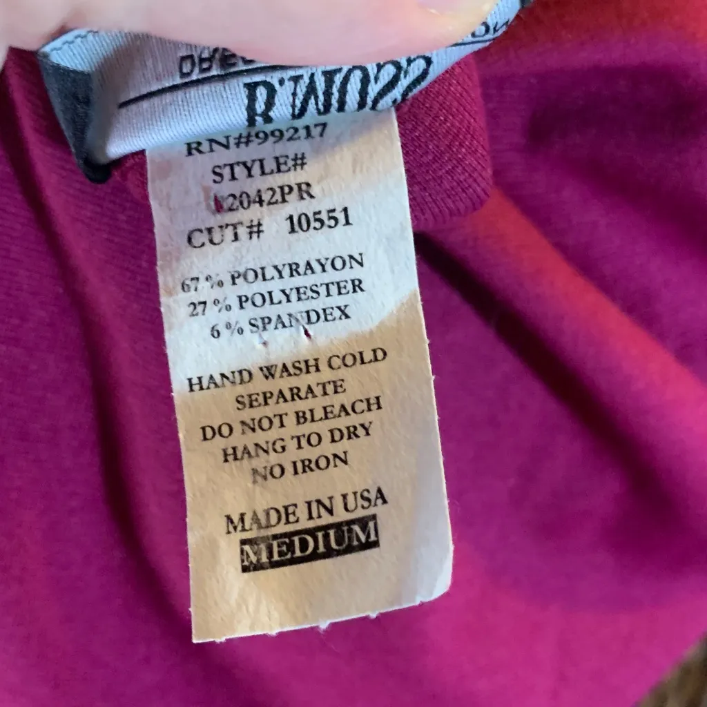 Vintage B. Moss Magenta Dress Size M Purple Size M - Image 3