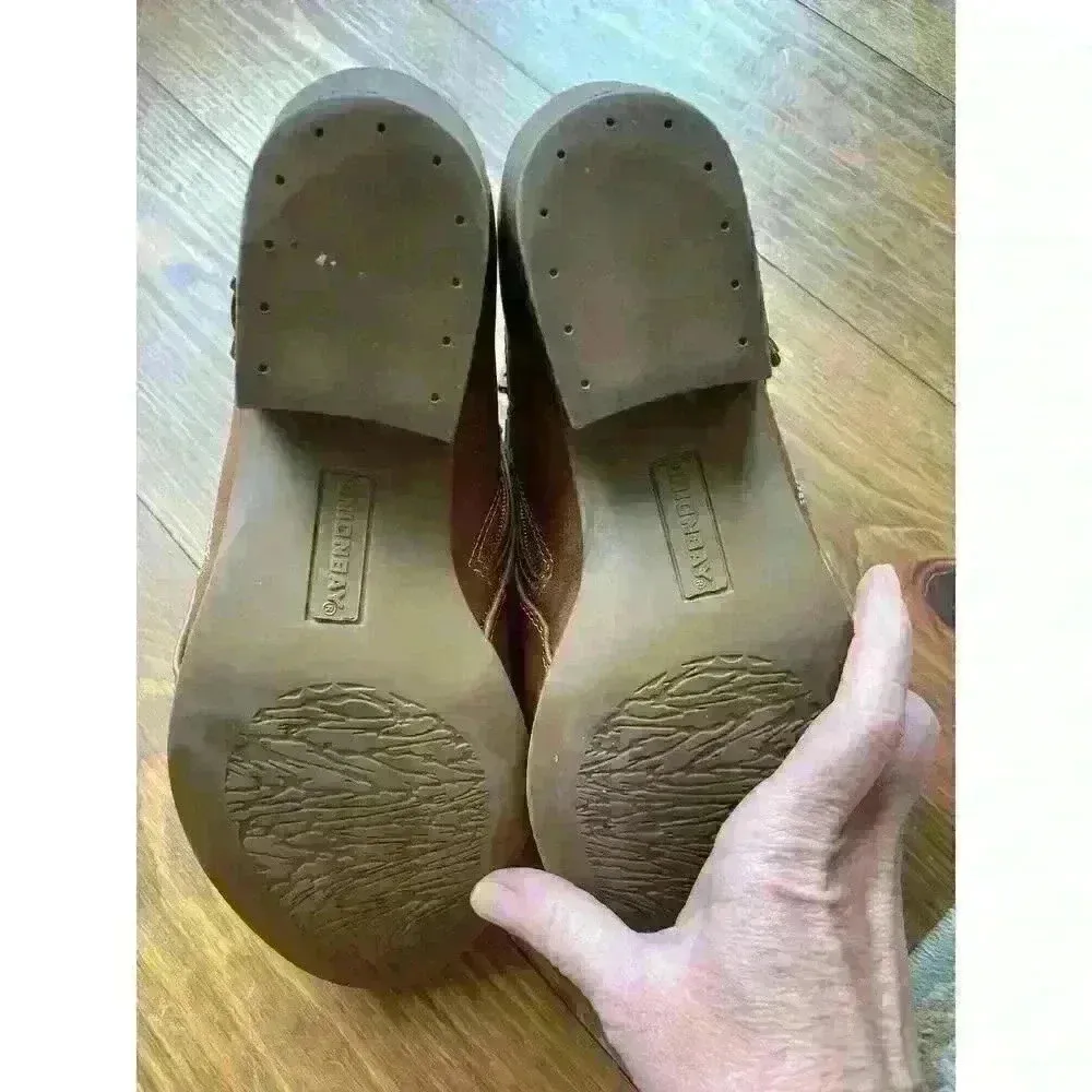 UnionBay Womens Teddy Whiskey Fashion Bootie in Brown,sz 7.5 - Image 10