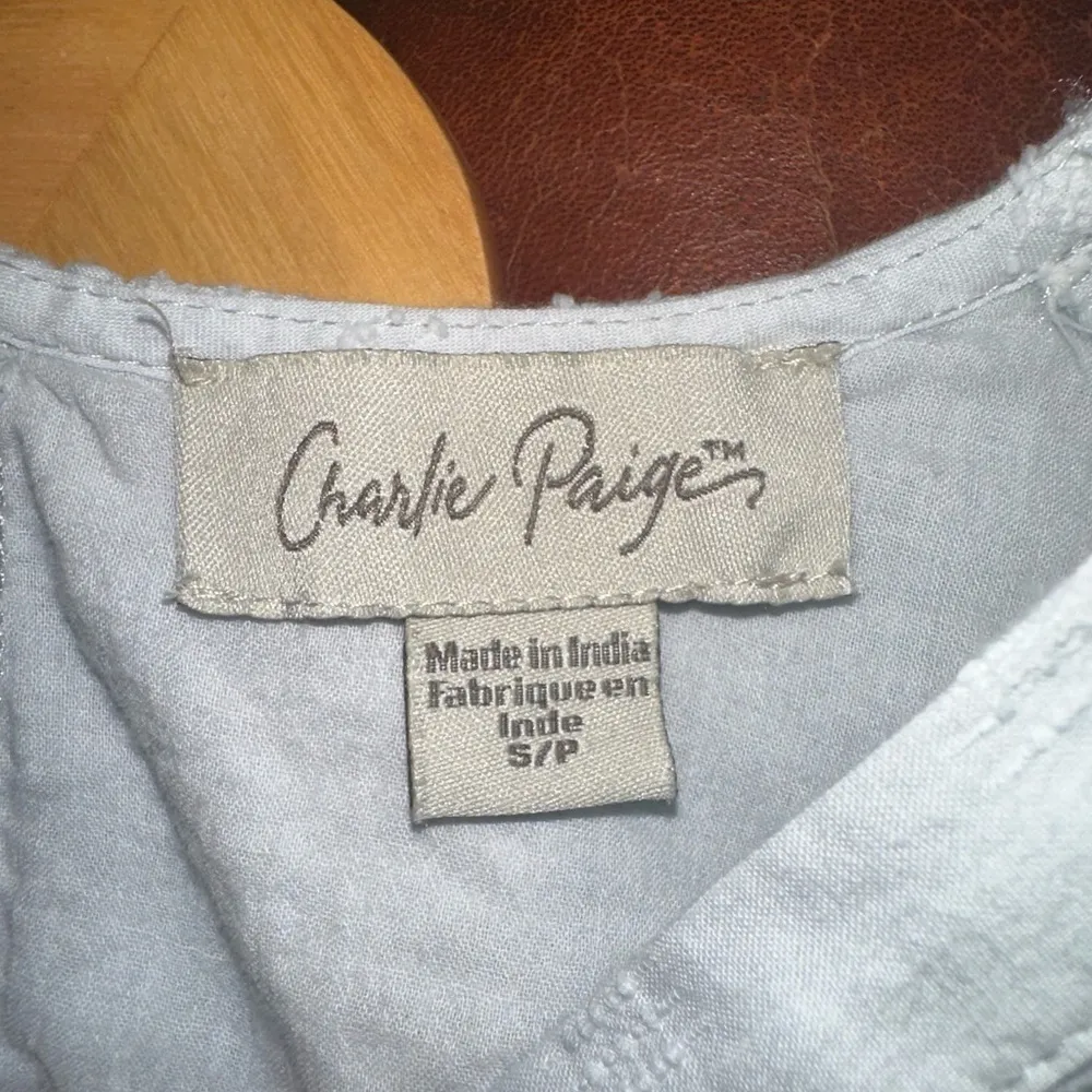 Charlie Paige Ellie Cotton Lace Baby Doll Tunic - Image 9