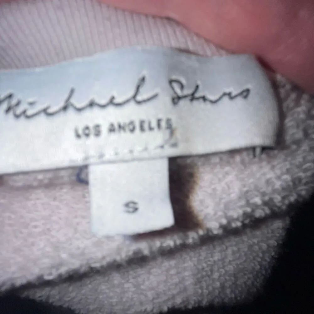 Michael Stars v-neck animal print sweatshirt small - Image 5