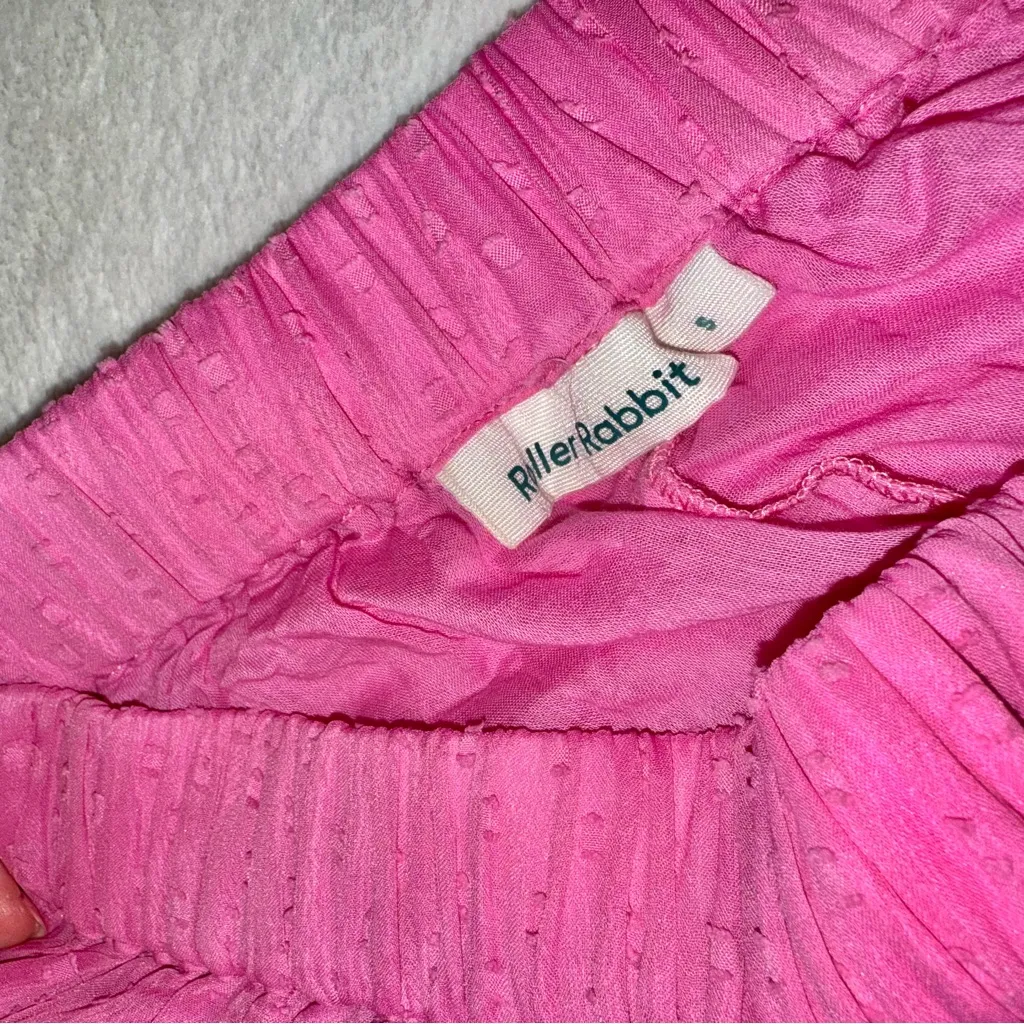 Roller Rabbit Pink Swiss Dot Ashton Mini Skirt size Small - Image 4