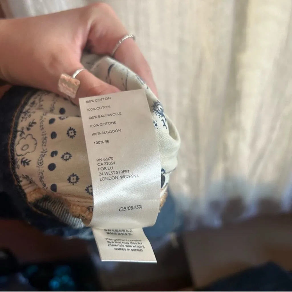 Free People Sunkissed Denim Short Overalls Zip Front Jean Shortalls NEW Size‎ 24 - Image 7