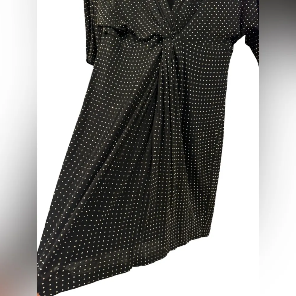 Bebe  black bodycon dress with silver studs - Image 5