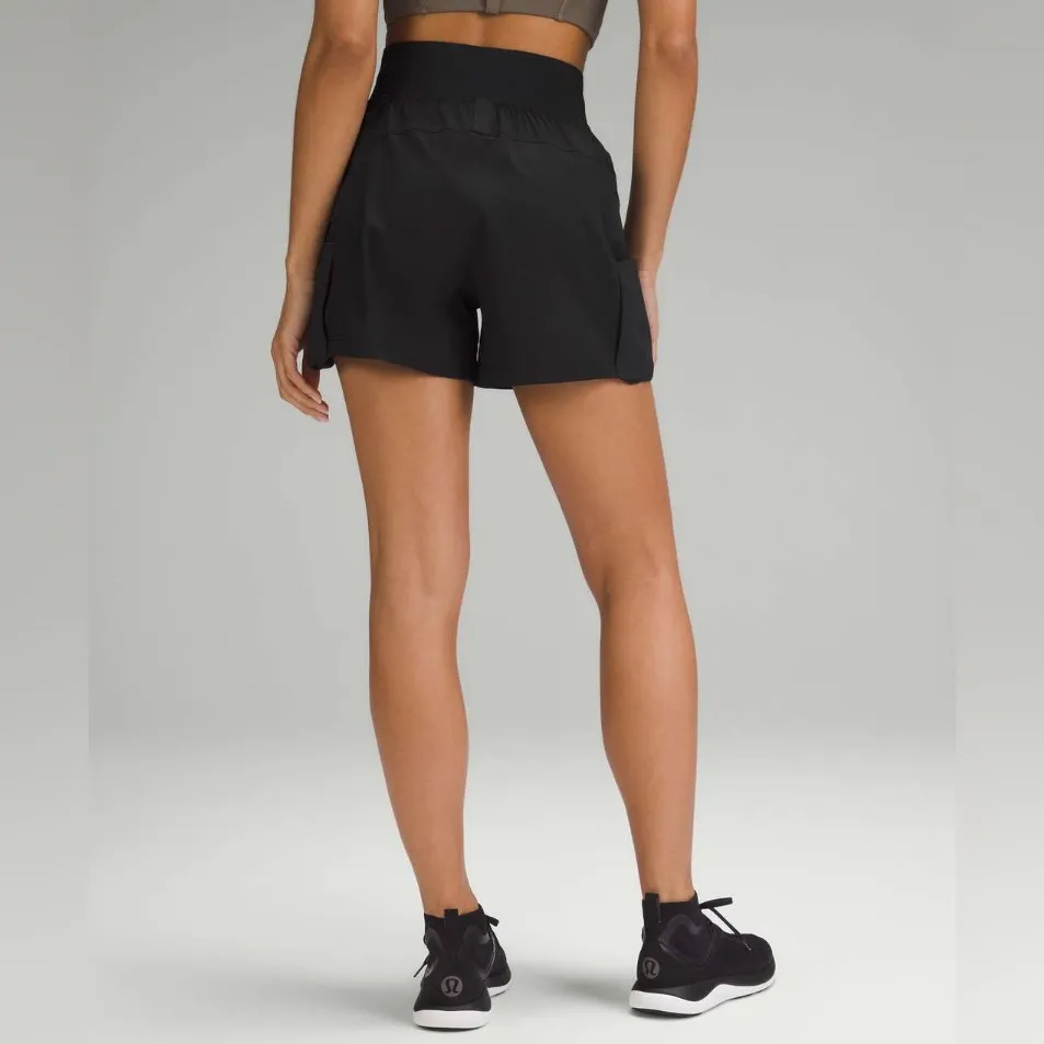 Lululemon WovenAir High-Rise Hiking Short 4” Black Size 6 NWT Retired Edition - Image 6