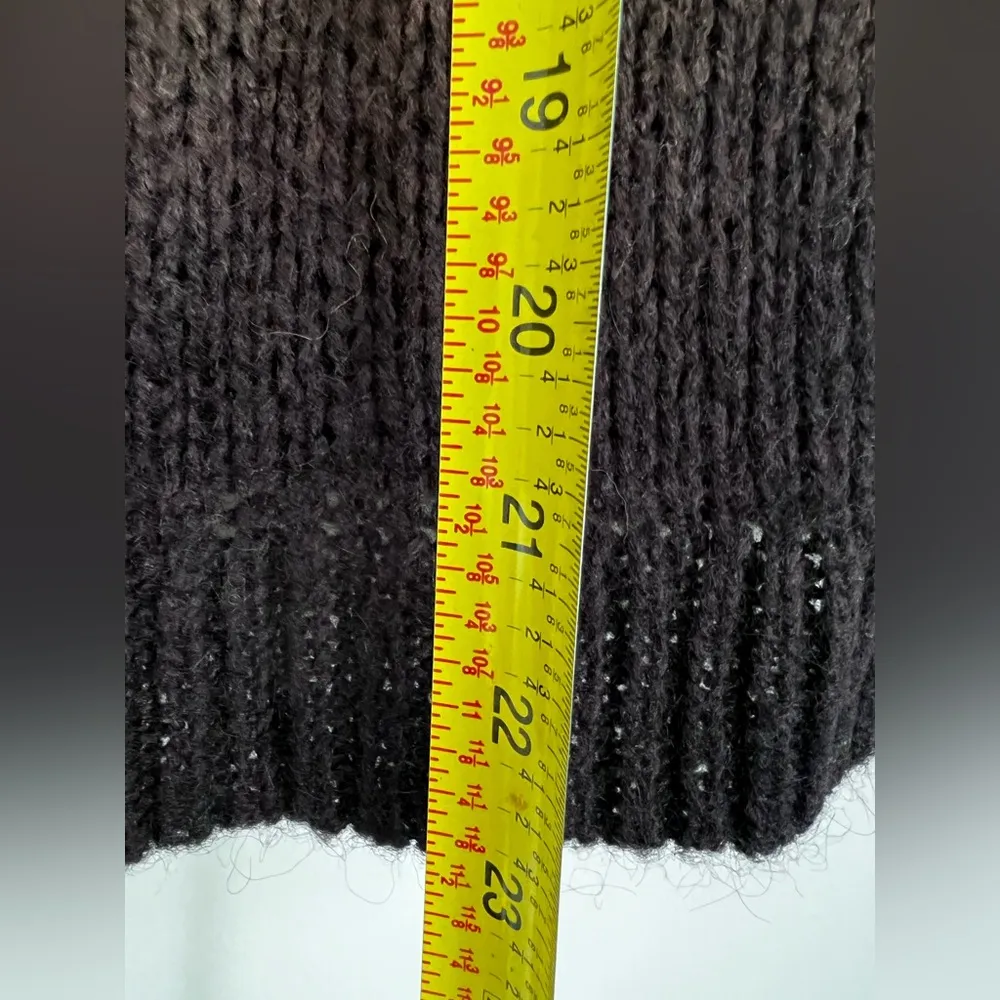 Free People Fade away skirt Wool Alpaca blend Ombre grannie elastic waist lined - Image 8