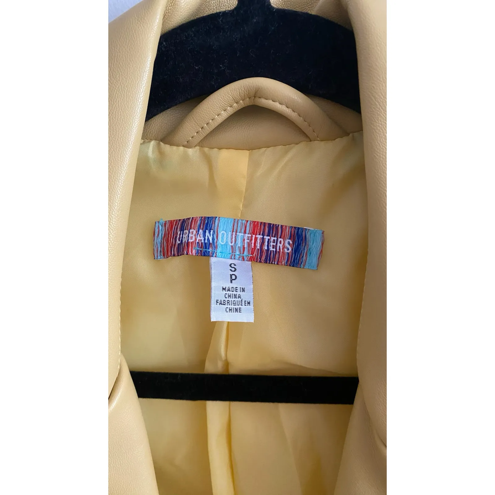 Urban Outfitters Celeste Faux Leather Moto Jacket Sz Small - Image 4