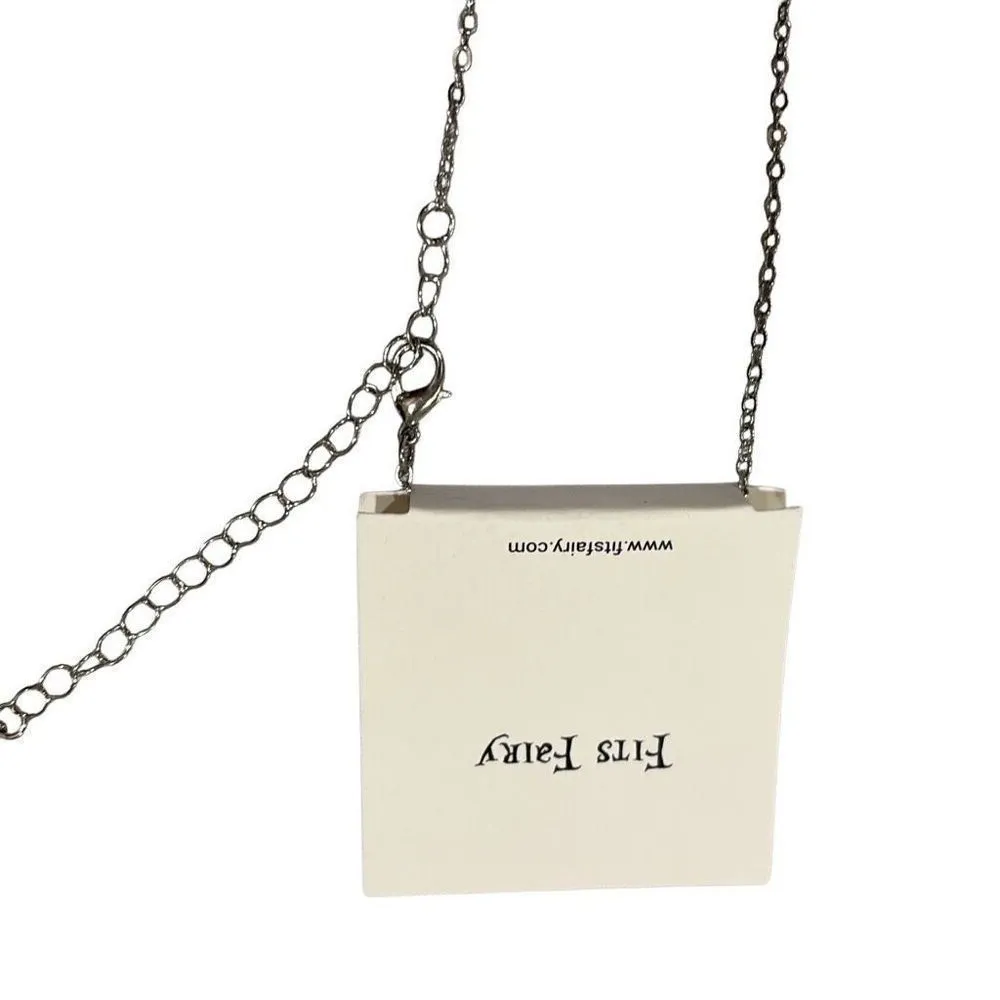 925 Sterling Silver Key Pendant Necklace Jewelry Gift 26" Adjustable NEW - Image 3