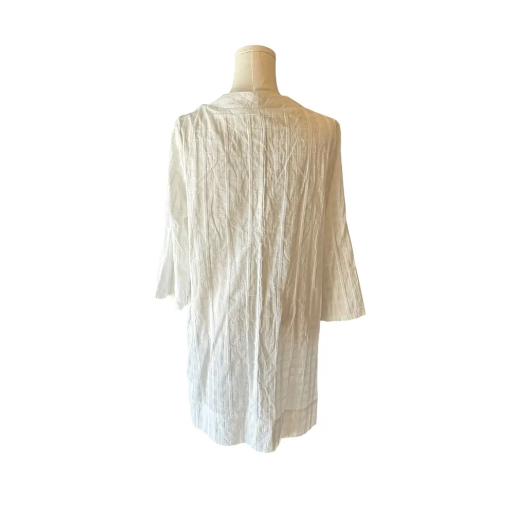 Pomander Place x Tuckernuck - White Mini Carolina Caftan Swim Cover-Up Sz M - Image 5