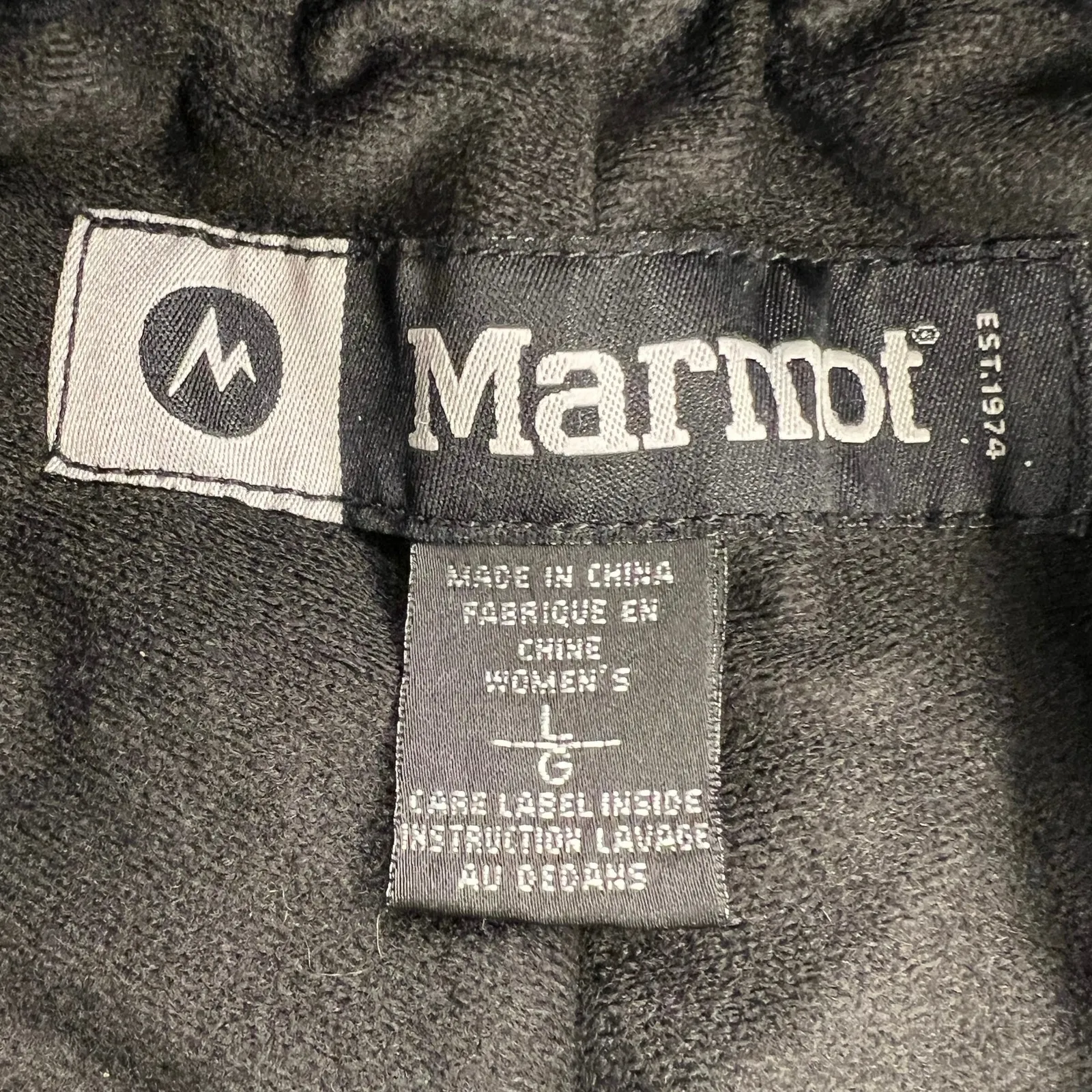 Marmot Soft Shell Snow Pants Ski Snowboard Lined Insulated Black Women’s Size L - Image 4