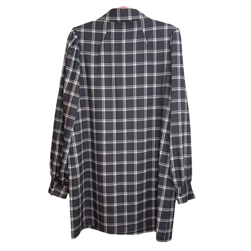 Toccin A Line Blouson Mini Shirtdress Size M - Image 2