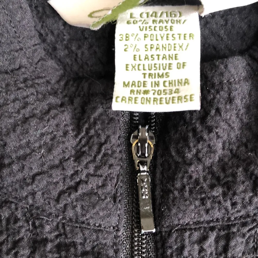 Orvis Gorpcore Zippered Light Weight Black Jacket Sz L - Image 6