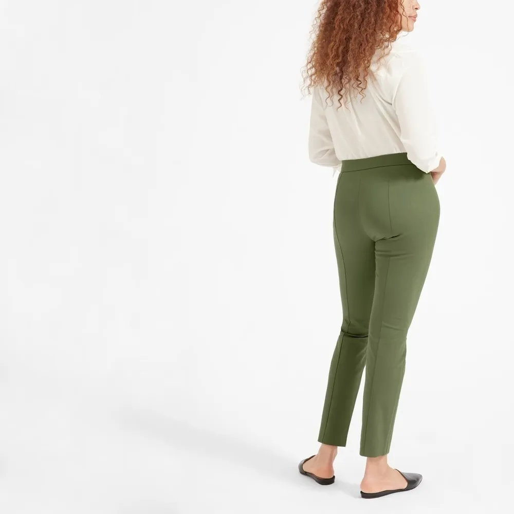 EVERLANE The Side Zip Stretch Cotton Pant - Image 4