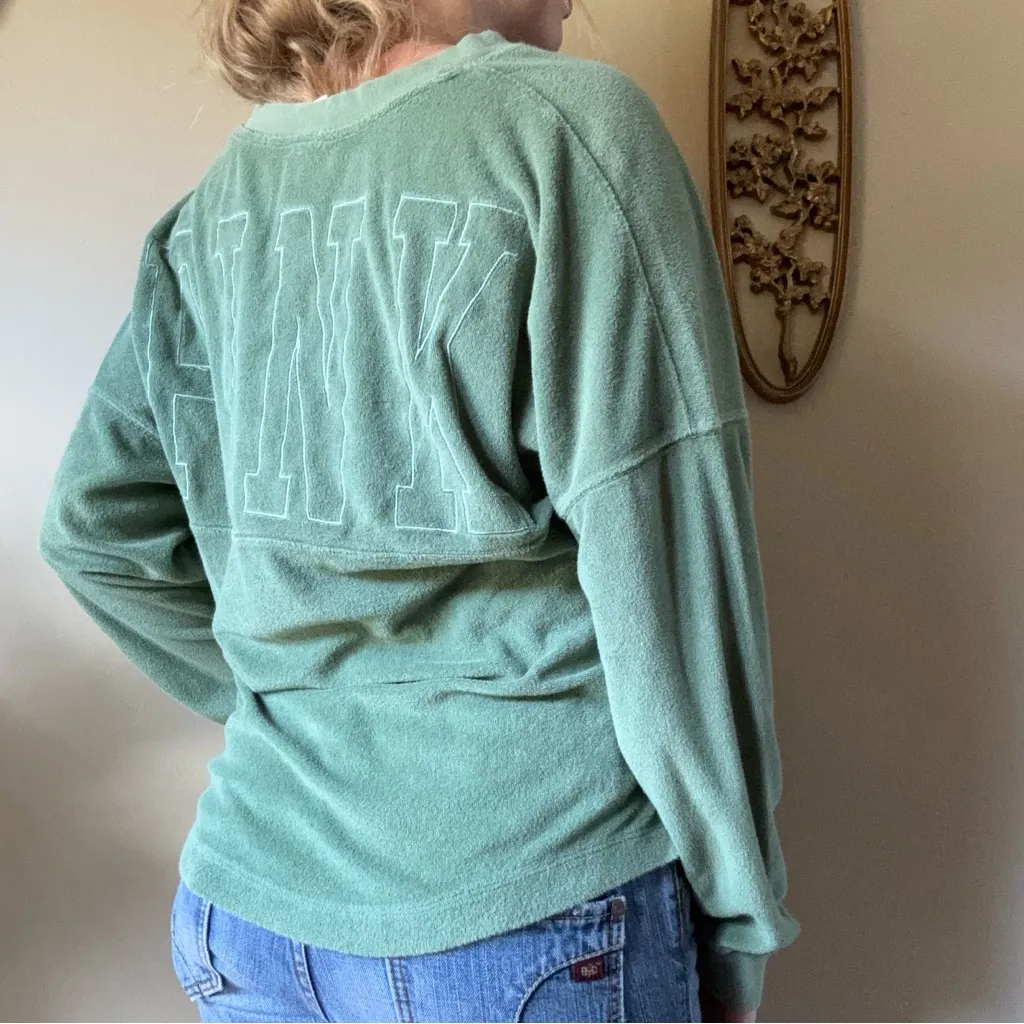 PINK Victoria's Secret Terry Cloth Sweatshirt - Image 9