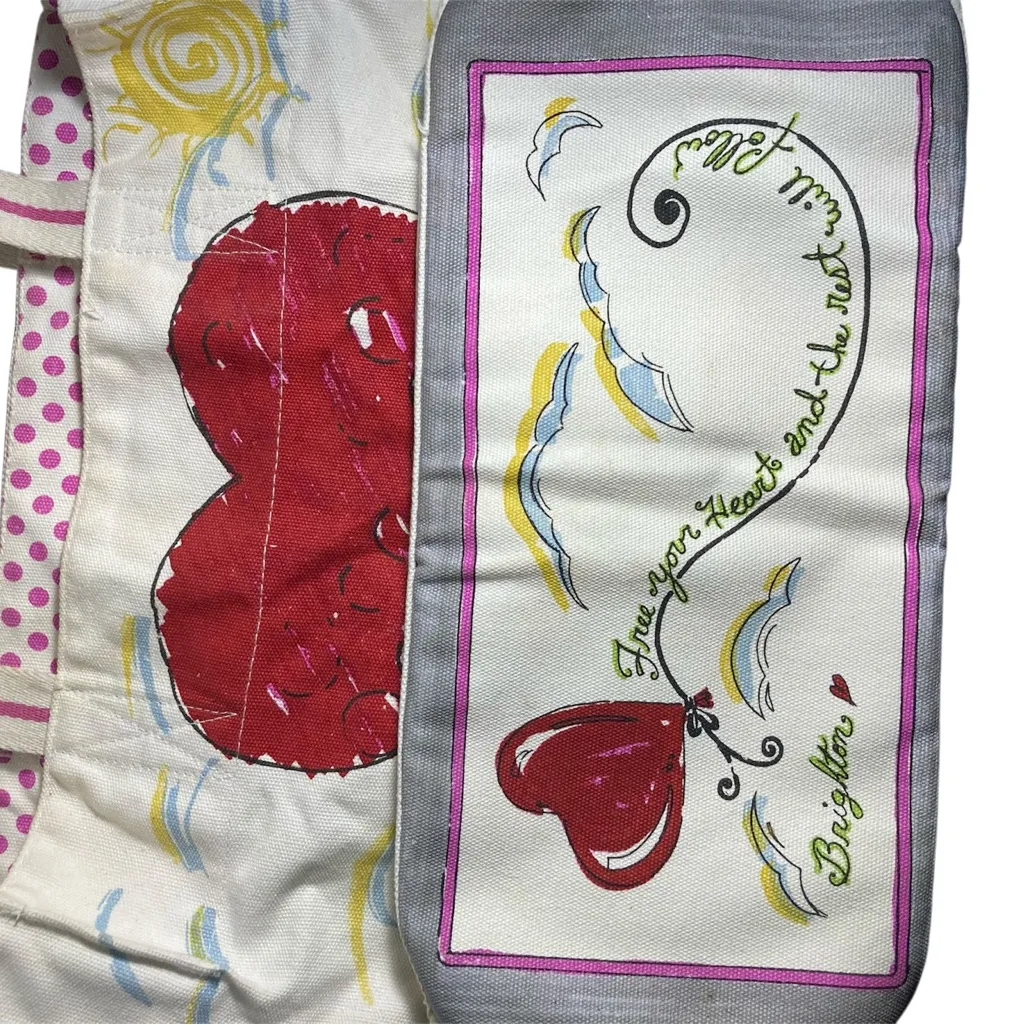 BRIGHTON “ follow your heart” Design Tote Bag - Image 2