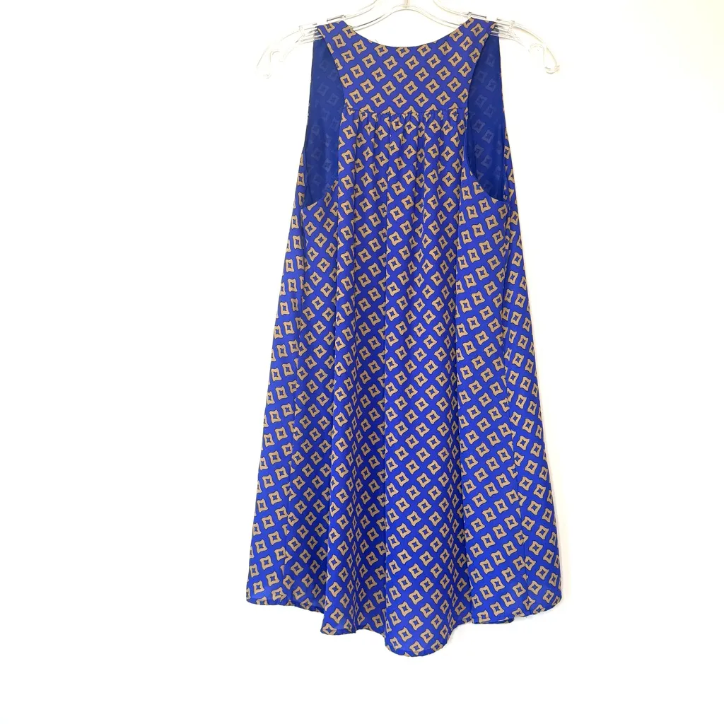 Anthropologie Hazel Blue Trapeze Shift Dress - Image 4