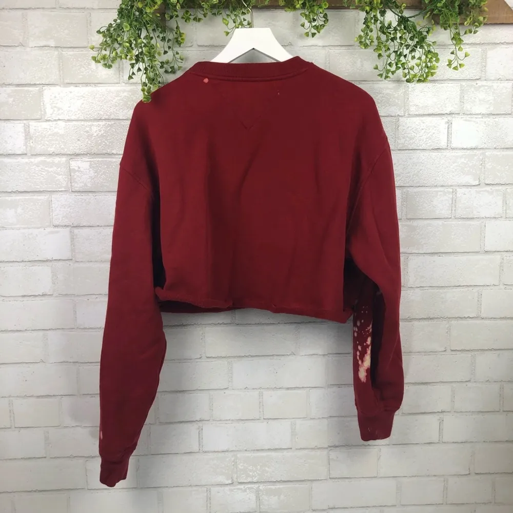 Tommy Hilfiger Custom Bleach Splatter Sweatshirt - Image 5