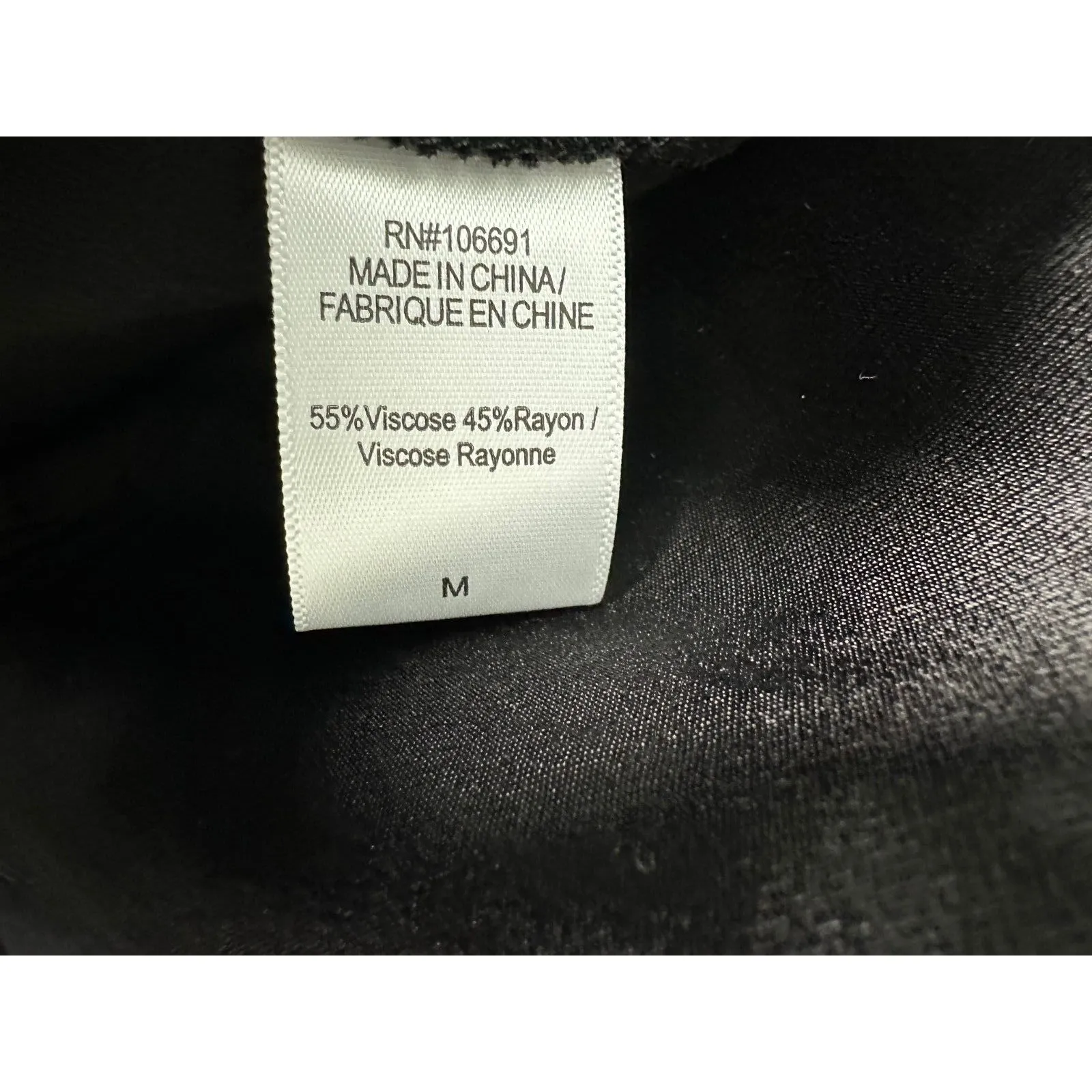 YFB Young Fabulous & Broke Scarlet Dress Flowy Long Sleeve Satin Black Medium - Image 3