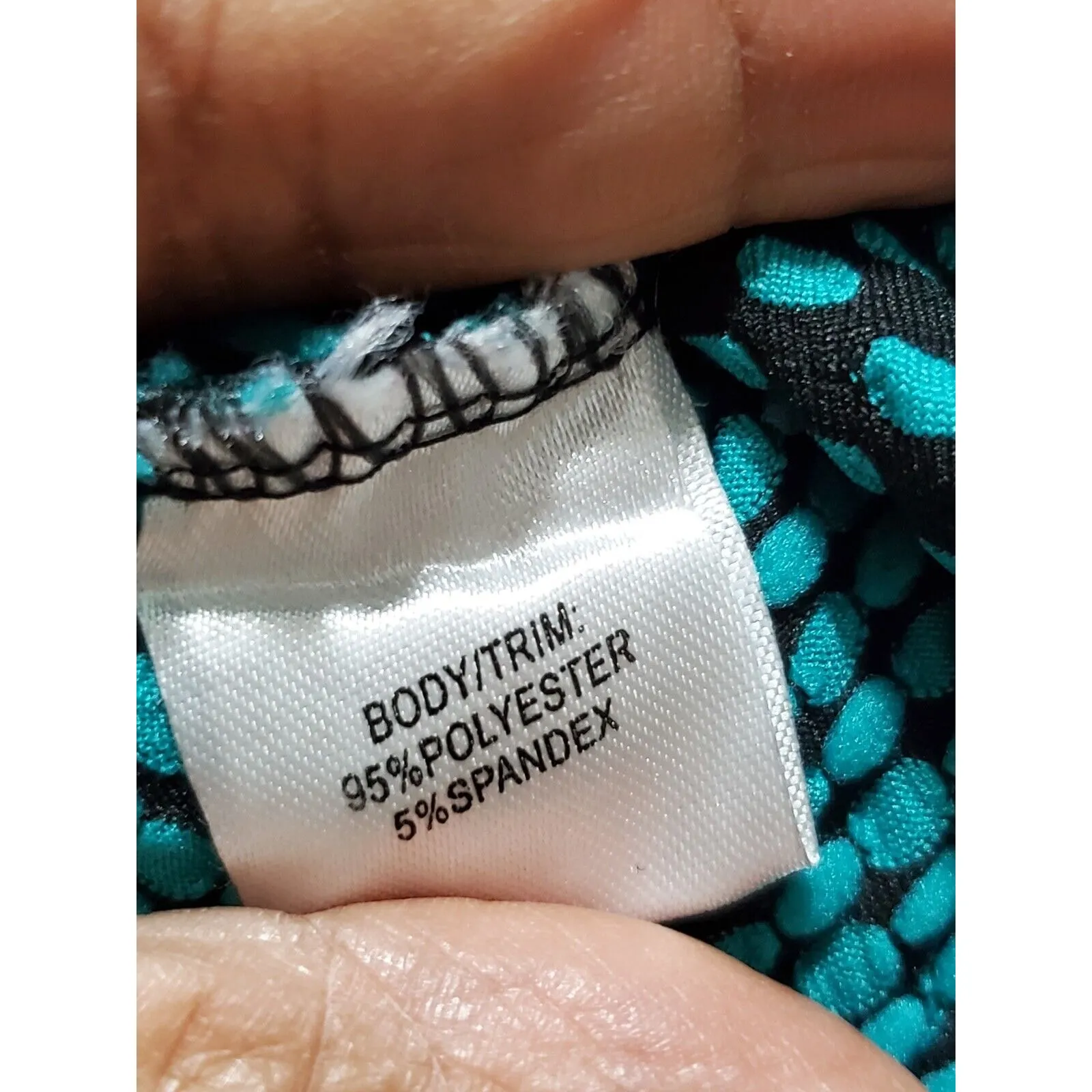 Lucy Diamonds Women's Blue Polyester Long Sleeve Top & Skirt 2 Pc's Suit Size XL - Image 12