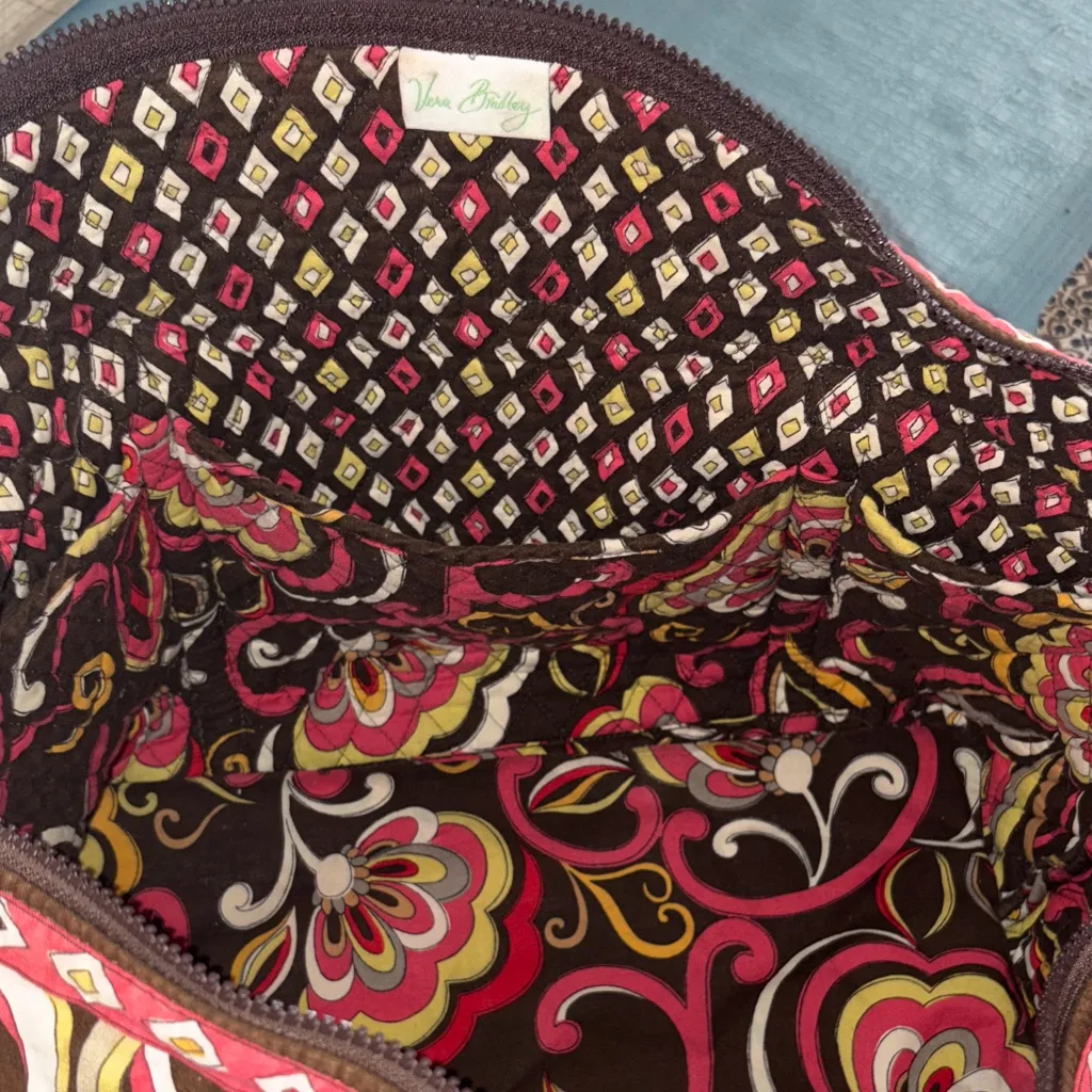 Vera Bradley Puccini Floral Patterned Large Tote Bag w/ matching zippered wallet - Image 6