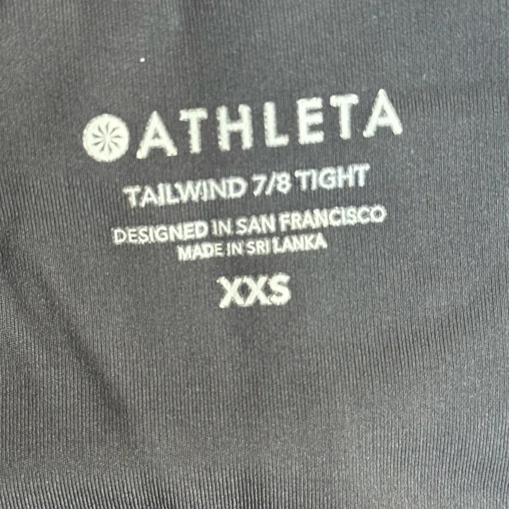 {XXS} Athleta Tailwind Reflective 7/8 Tight in Supersonic Black - Image 9