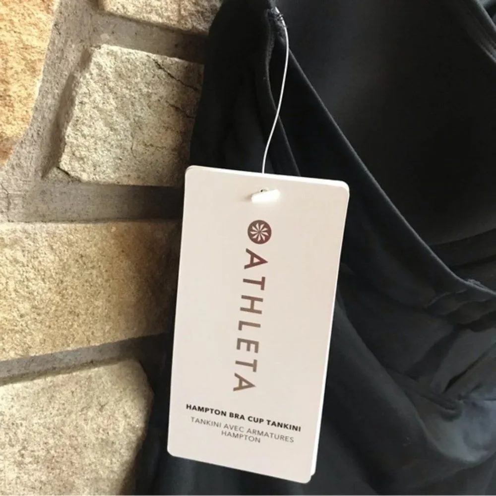 Athleta Hampton Bra Cup Tankini Top Swimsuit 34 B/C NWT - Image 8