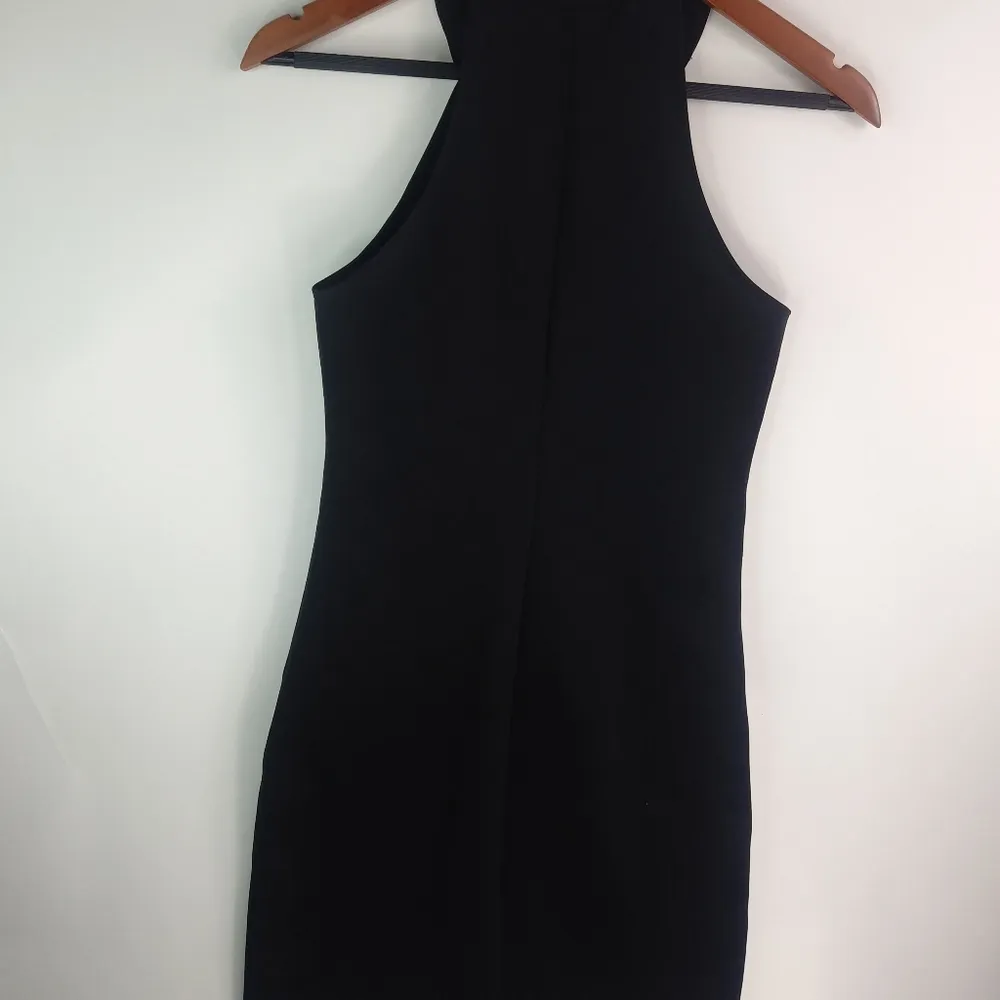 Hollister LJ Black Neoprene Bodycon Mini Dress - Image 5