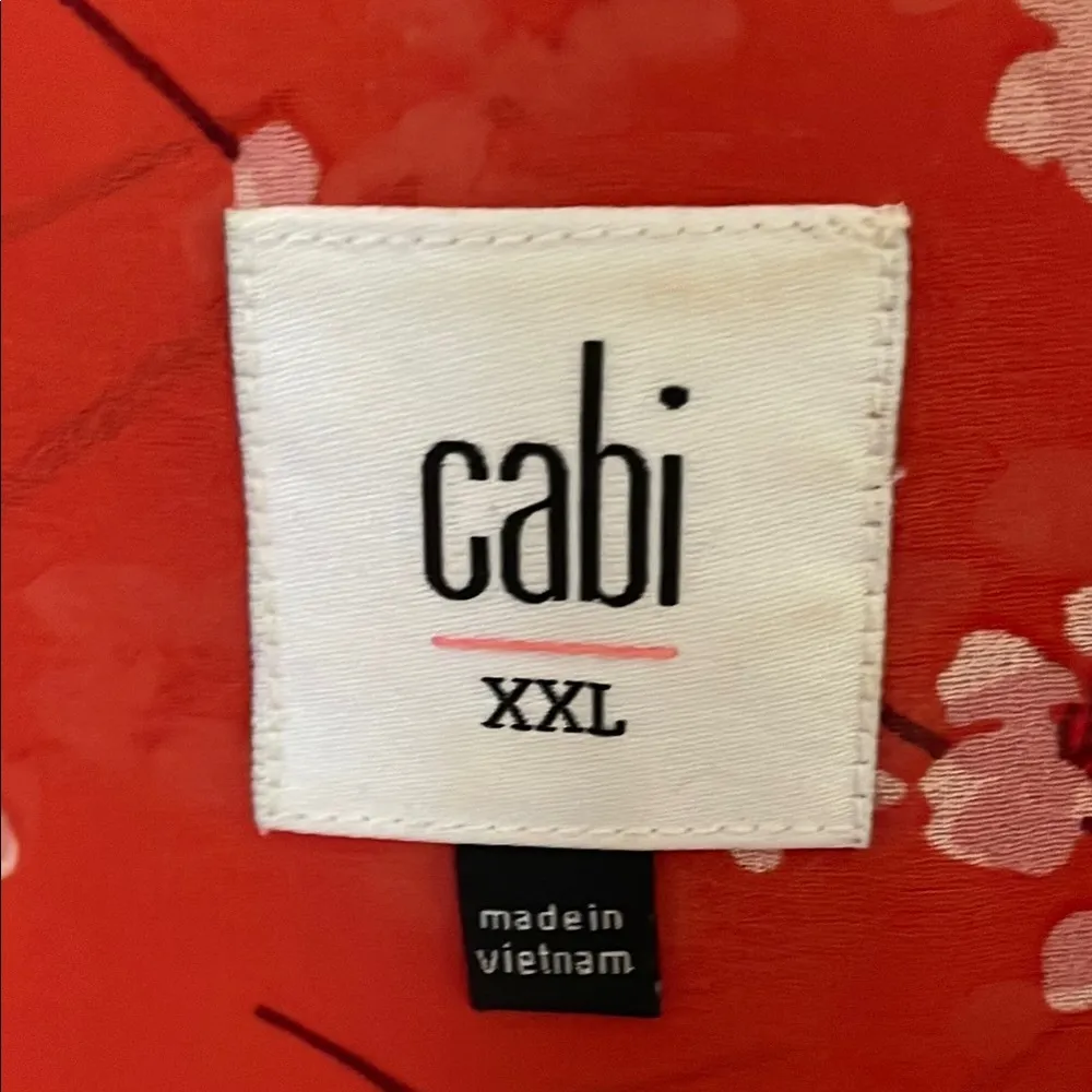 Cabi Cherry Blossom Blouse XXL - Image 4