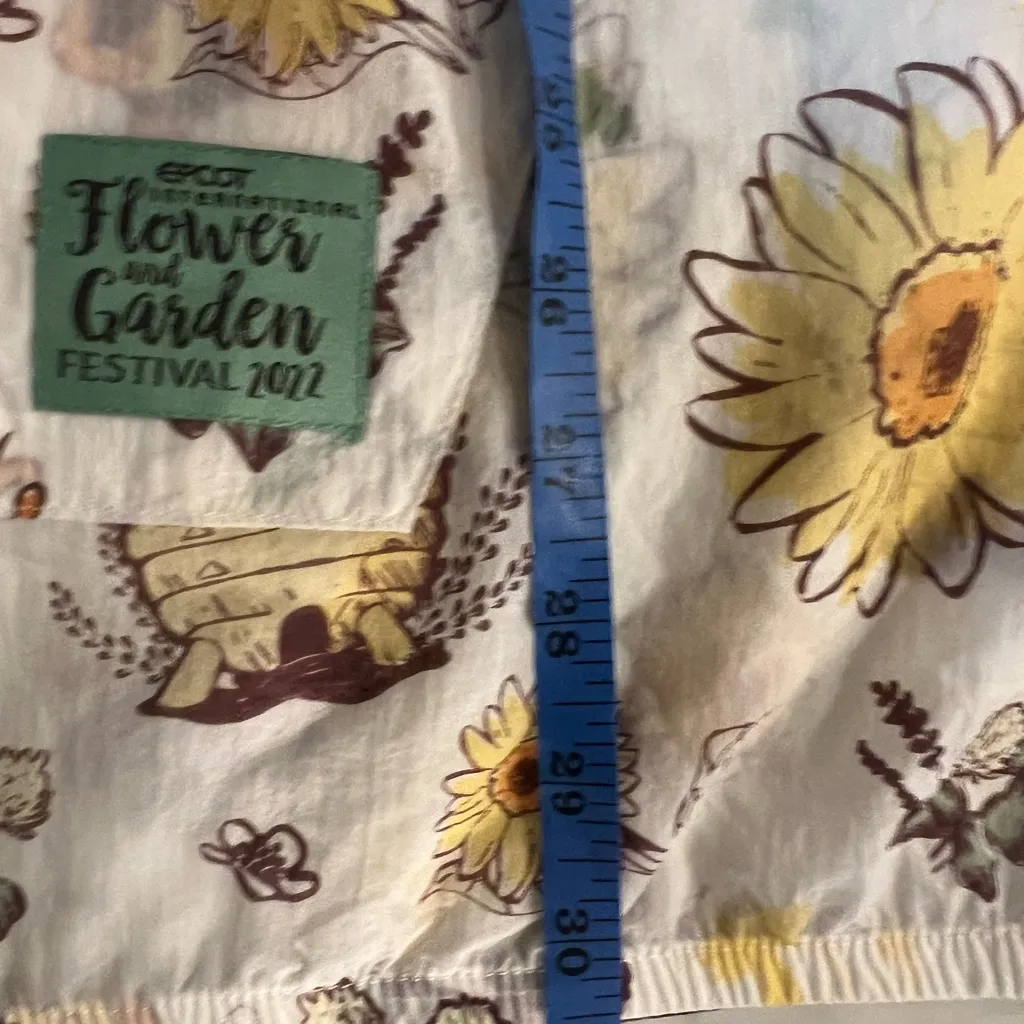 Disney Epcot Flower Garden Festival Spike Bee Windbreaker Spirit Jersey XXL NEW - Image 8