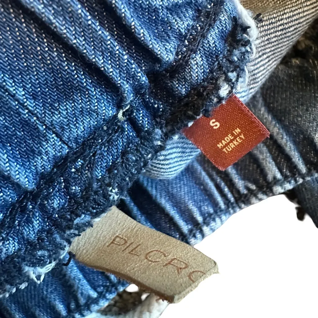 Pilcro Anthropologie The Cottage Cropped Jeans Dark Wash Ankle Cropped Sz Small - Image 12