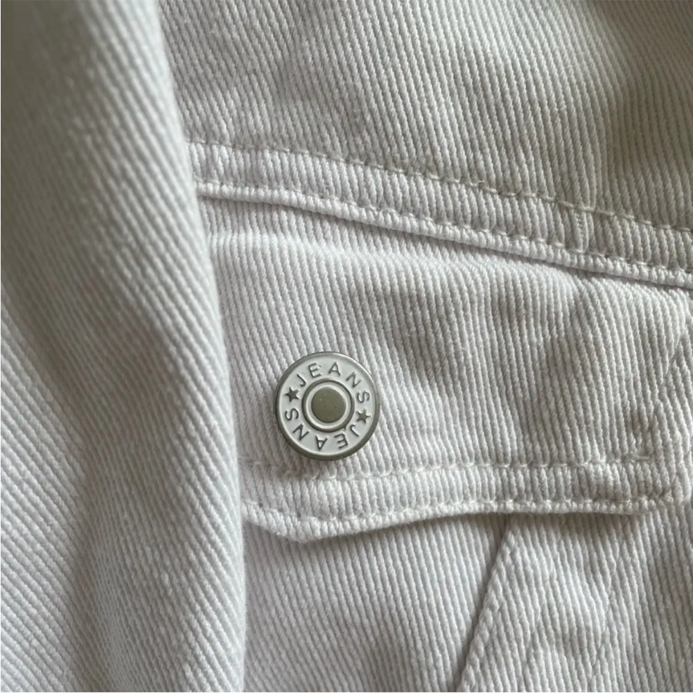 White Mama Fringe Jean Jacket - Image 11