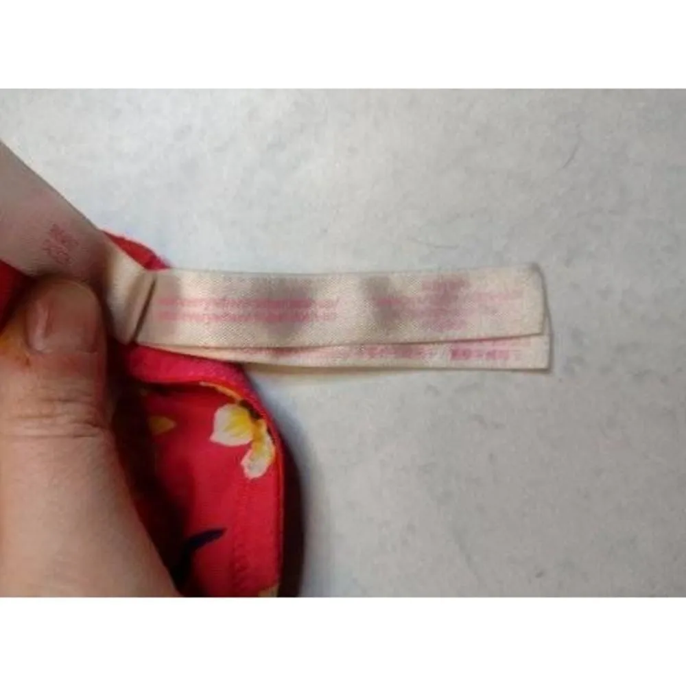 Victoria's Secret PINK Size 32D Super Push Up Bra Floral Plunge - Image 4