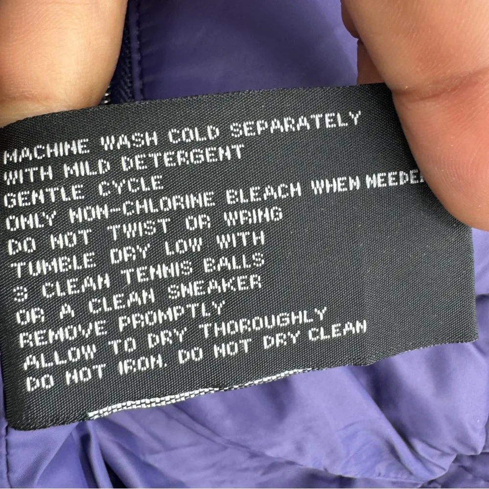 ZeroXposur Down Filled Quilted Puffer Vest Lightweight Purple Size Medium - Image 5