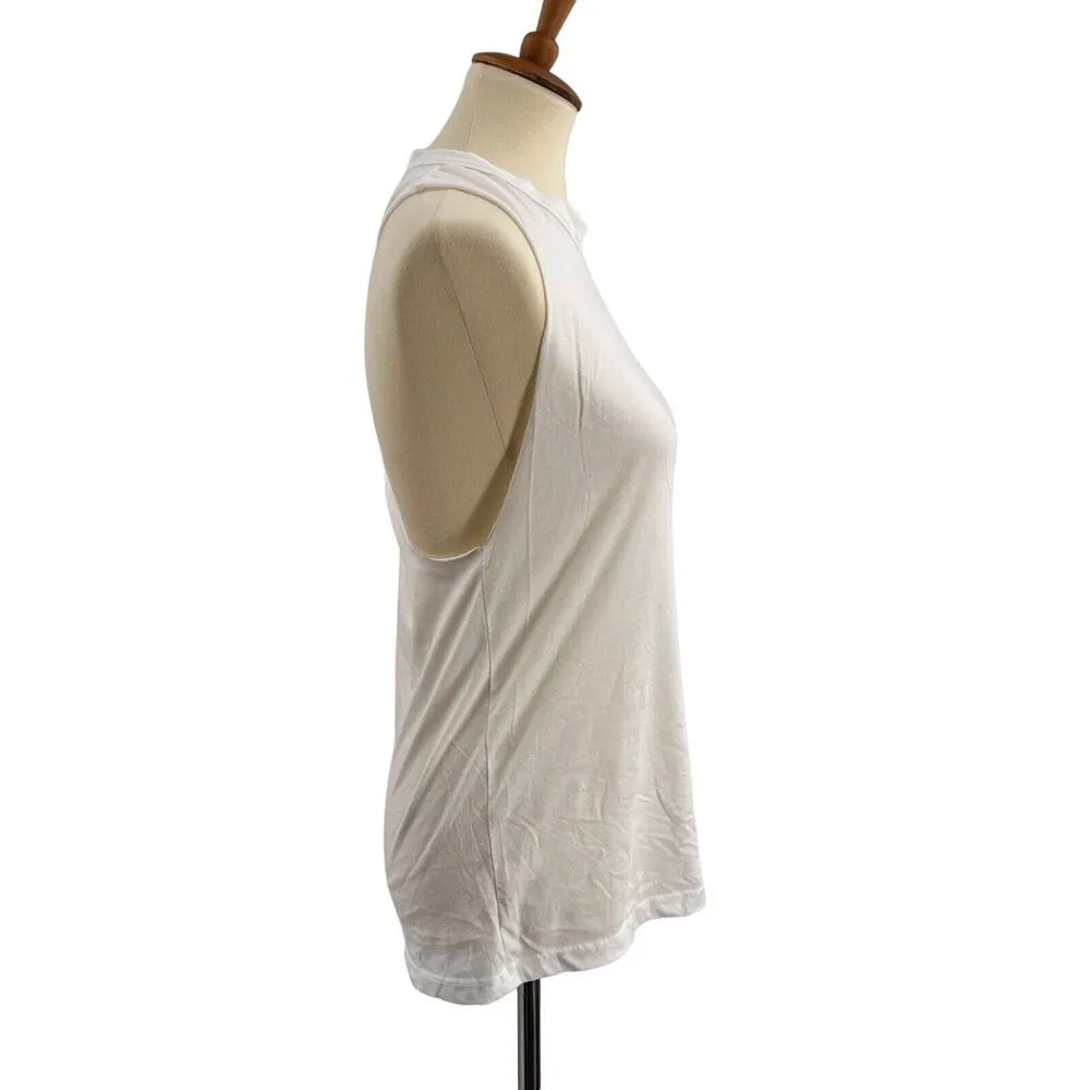 LAMade White Braid Back Tank Size Small New - Image 3