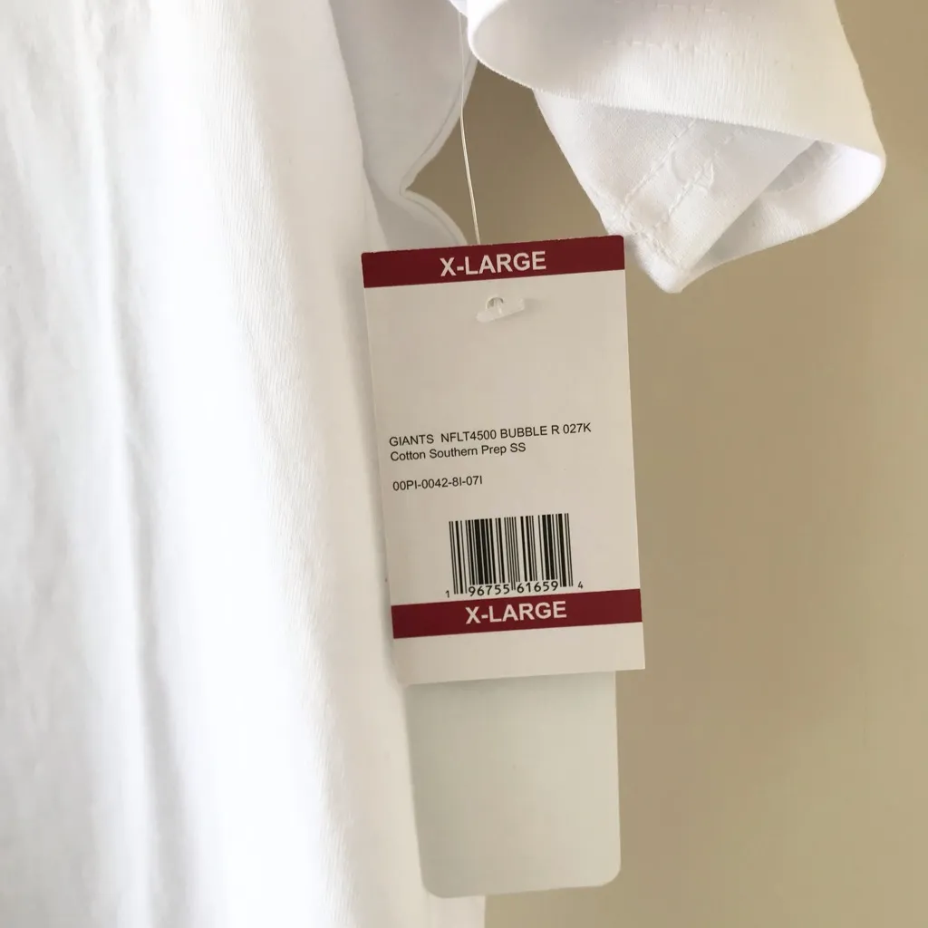 New York Giants Glitter Graphic Tee Shirt, NWT - Image 3