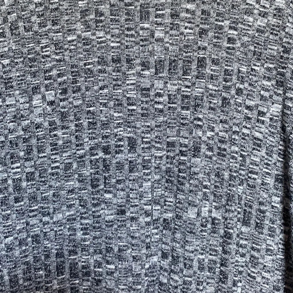 Turtle neck knit dress charcoal gray - Image 2