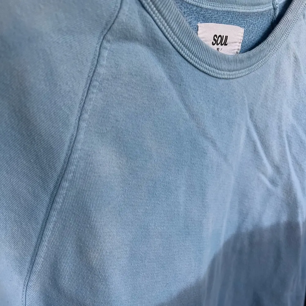 Soul by SoulCycle Dip Dye Tour Sweatshirt | Blue Ombré | XL - Image 8