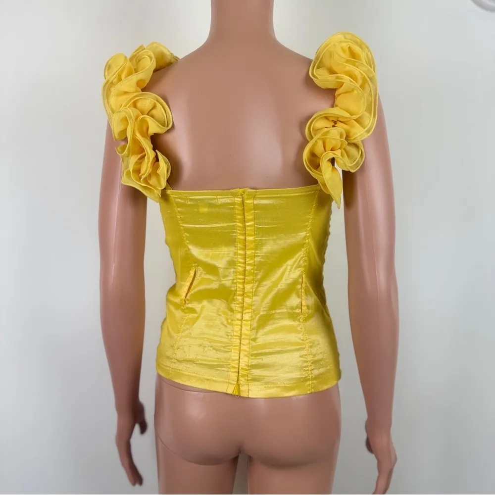 Entry | Ruffle Strap Ruched Top - Image 2