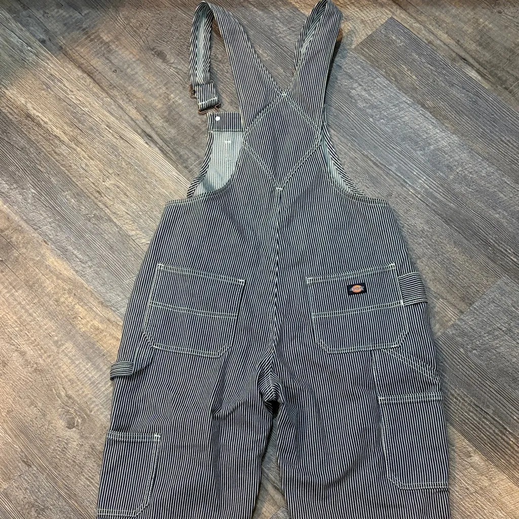 Dickies EUC Striped  Overalls - Image 7