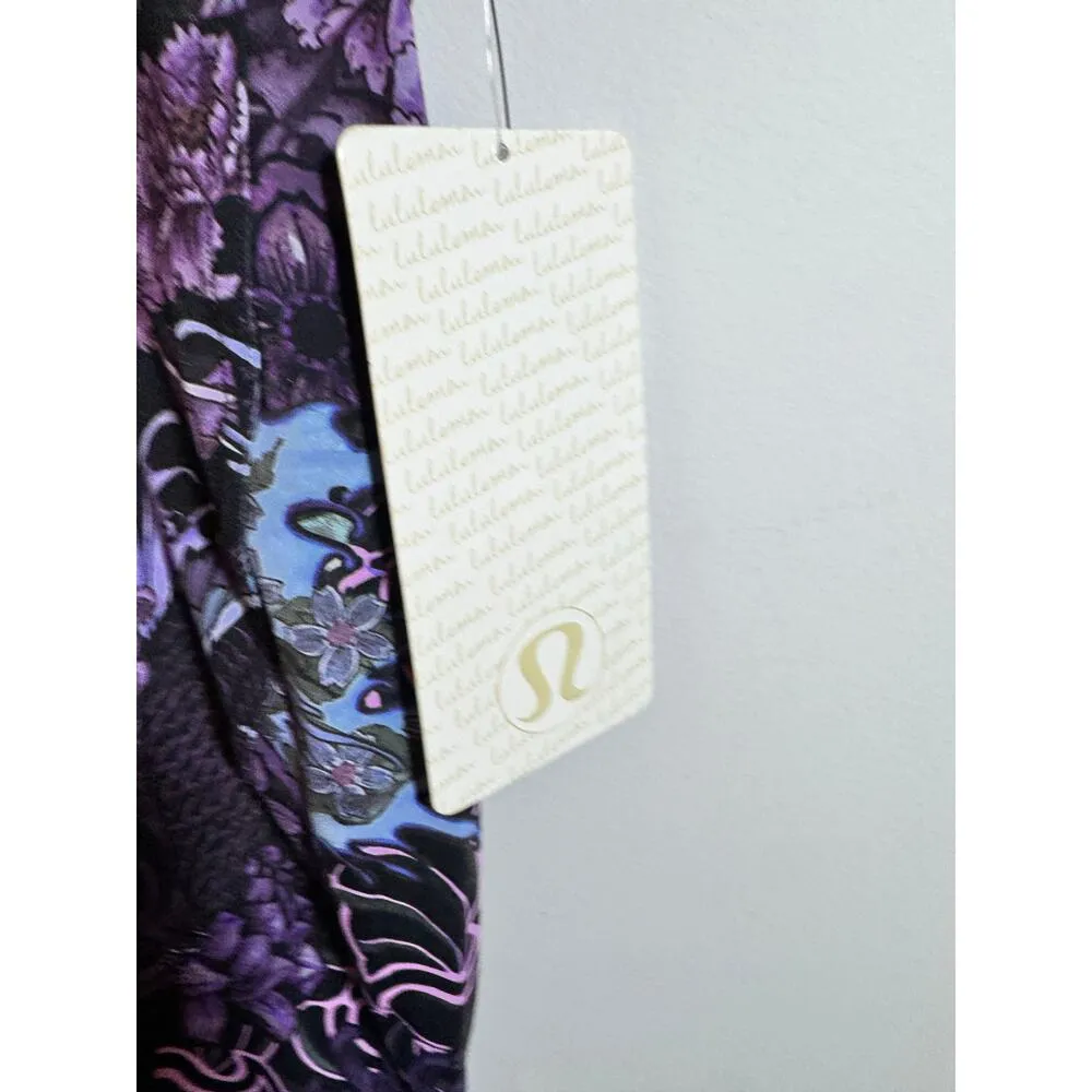 Lululemon 4 Chasing Miles Tight 25" Memoir Purple Zip Pocket Nulux RARE Leggings - Image 8