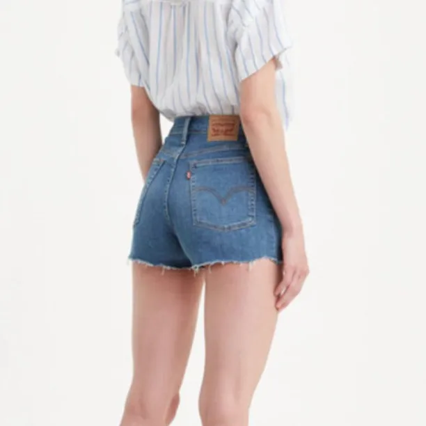 Levi’s Distressed High Rise Shorts - Image 2