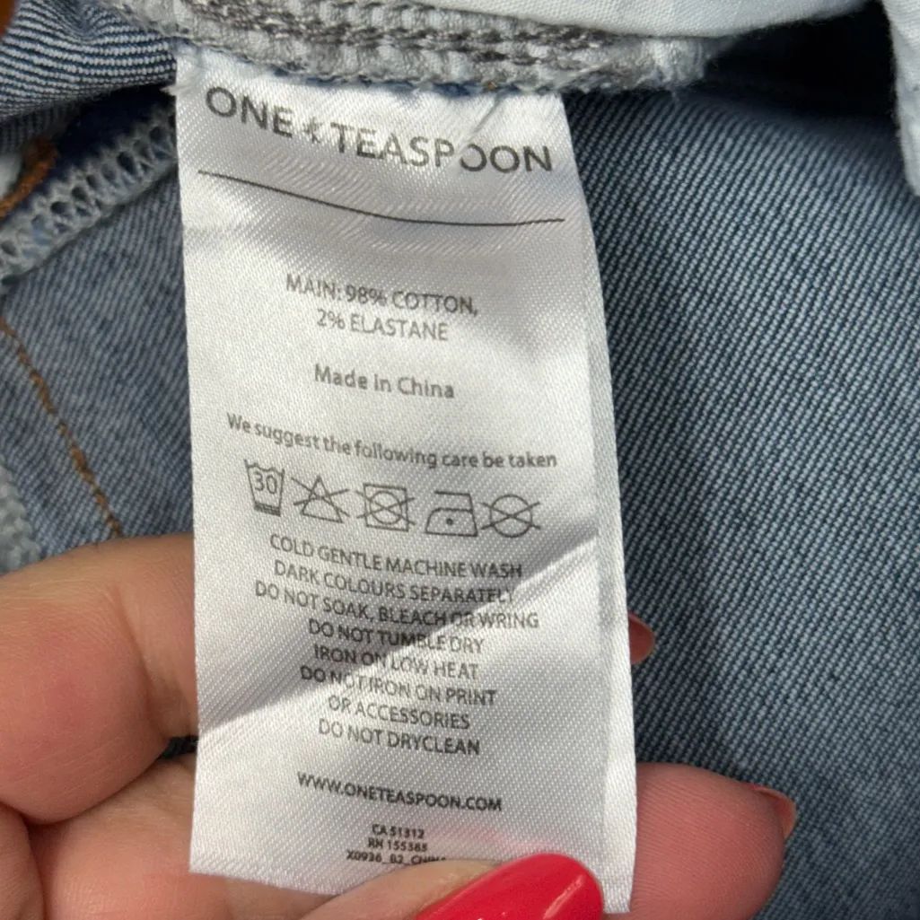 One Teaspoon Preachers High Rise Skinny Jeans, Size 28, NWOT - Image 10