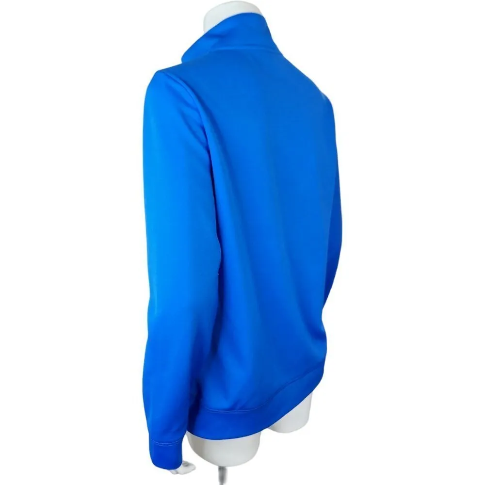 Kim Rogers Medium Blue Black Full-Zip Long Sleeve Jacket Mock Neck Pockets - Image 9