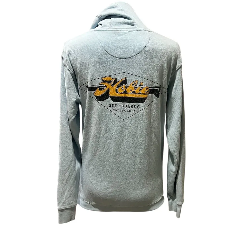 Hobie Unisex Pullover Hoodie Standard Blue California Surf Theme Fleece - Image 2