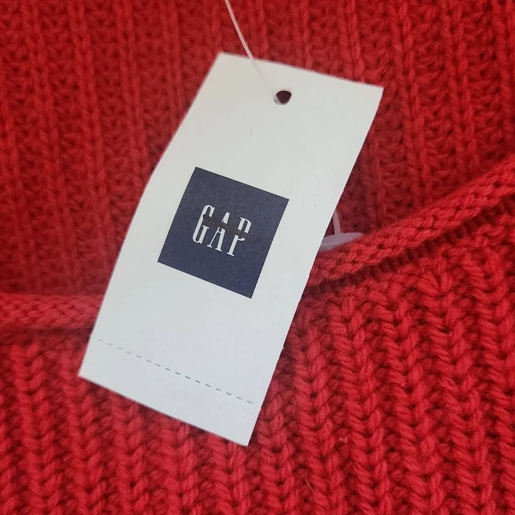 Gap Red Sweater NWT Size Small Red Roll Neck Sweater - Image 8